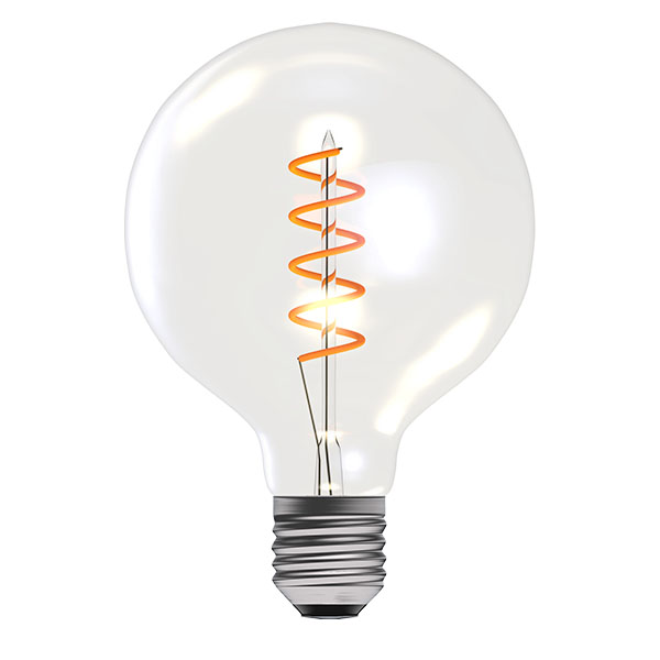 60837 - LED 3.3W Clear Filament Globe - ES - 2700K